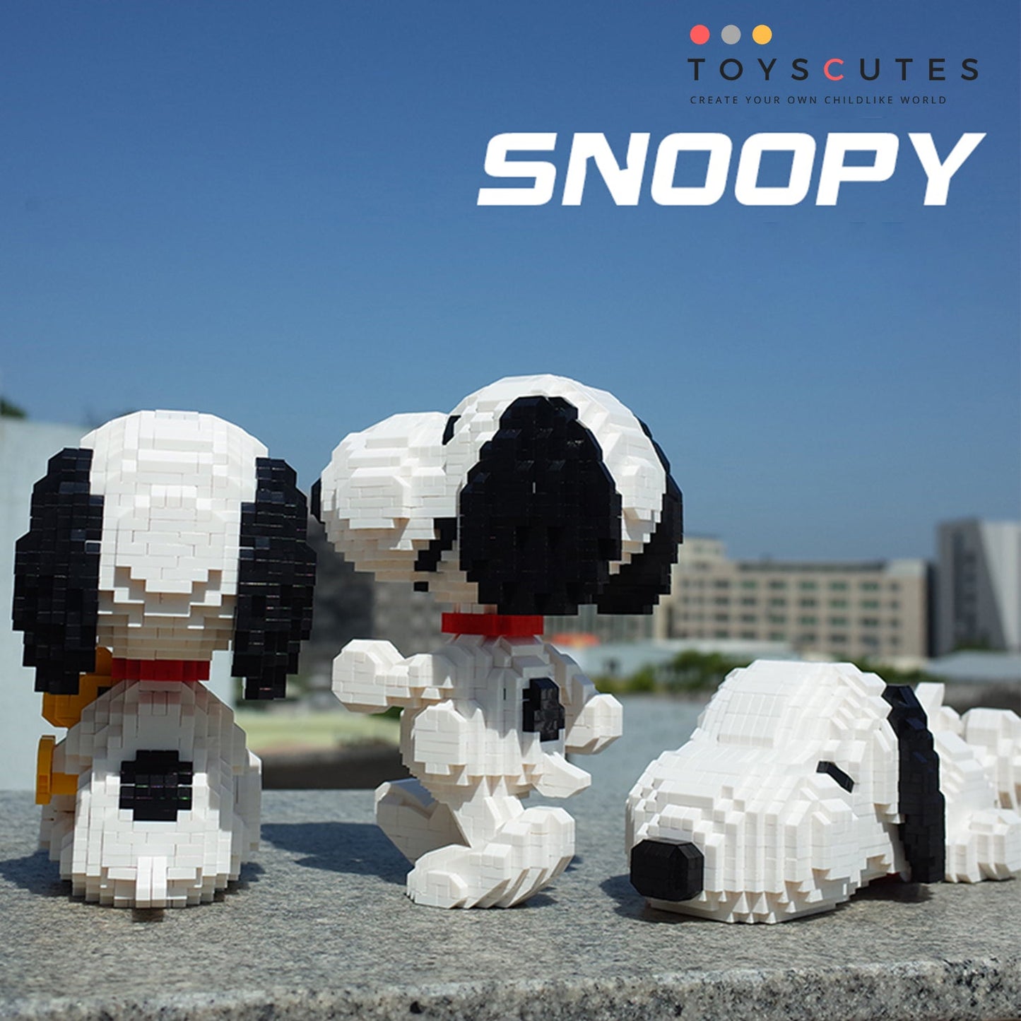 ブロック SNOOPY  スヌーピー  歩く「160mm」