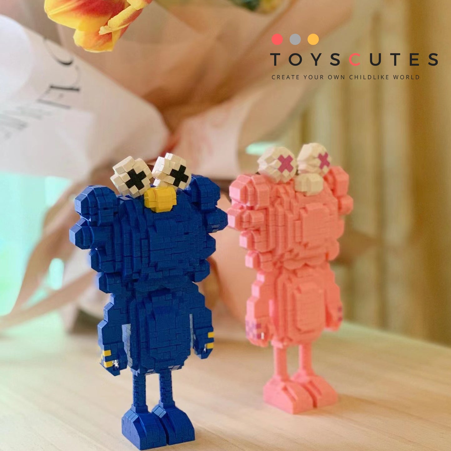 ブロック Sesame Street セサミストリート x KAWS クッキーモンスター 219-3-1