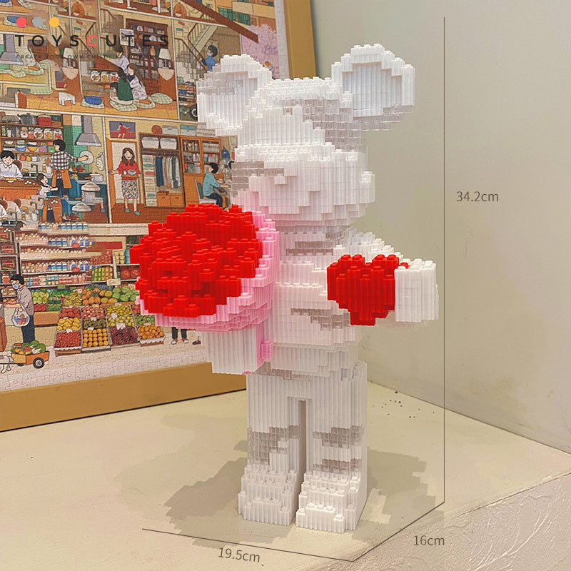 ブロック  BR Brick ホワイト show love おおきな 「330mm」