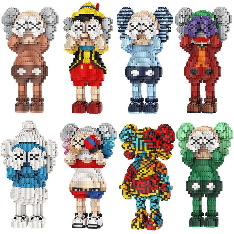 限定-カウズ KAWS x 迷宮ナノブロック互換性ブロック