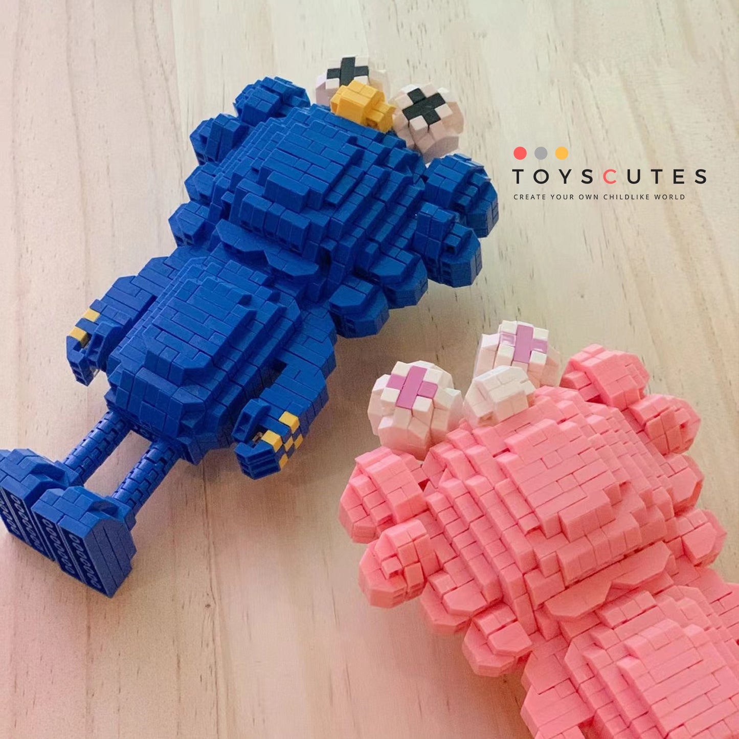 ブロック Sesame Street セサミストリート x KAWS クッキーモンスター 219-3-1