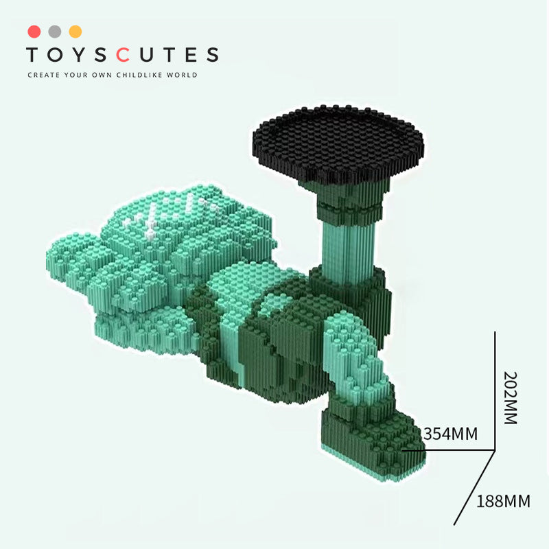 カウズ KAWS Holiday Japan 緑 ナノブロック互換性ブロック