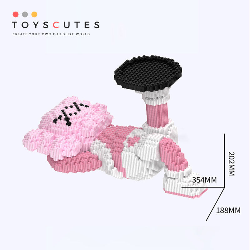 カウズ KAWS  Passing Through ピンク ナノブロック互換性ブロック